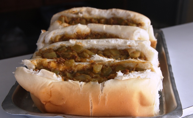 Pão seda sempre novinho e recheio de carne