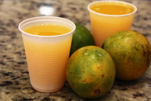 Suco de laranja natural, melhor coisa do mundo