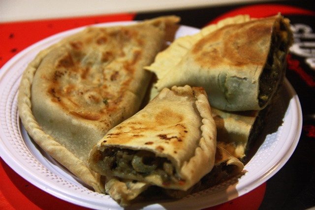 Empanadas com carne de sol do food truck argentino "El Gringo"