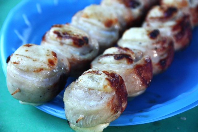 Frango recheado com queijo coalho, simplesmente bom