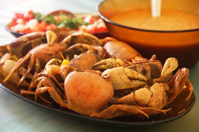 Caranguejo com pirão no Bar do Jorjão,tem coisa melhor?