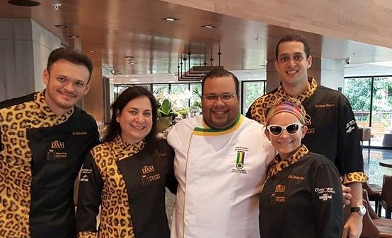 Chefs Wanderson Medeiros, Cristiana Purcell, Lucas Padilha ( premiado com o Dolma por Alagoas em 2014), Simone Bert (vencedora do Prêmio Dolma por Alagoas) 