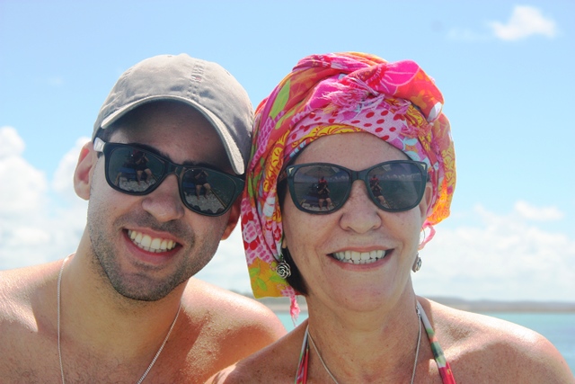 O filho Gabriel e mãe Fátima agora compartilham as boas lembranças da casa