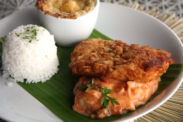 filé de peixe na bananeira, com 11 anos de suecsso