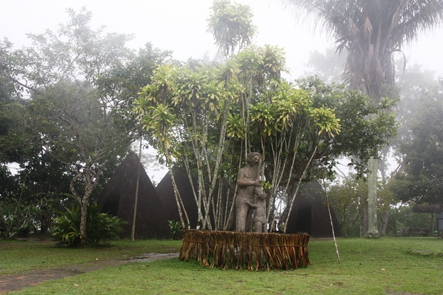 Parque Memorial Zumbi em União dos Palmares, lugar para visitar, mesmo em dias de neblina, 
