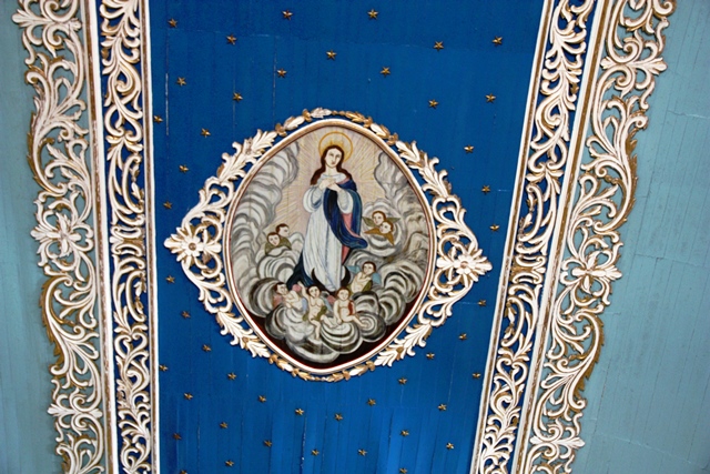 Detalhe do forro da Igreja Matriz