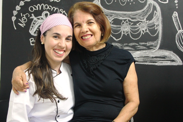 Filha e mãe: Luciana e Maria Betania, duas gerações e apenas um sonho de fazer o que ama com sabor