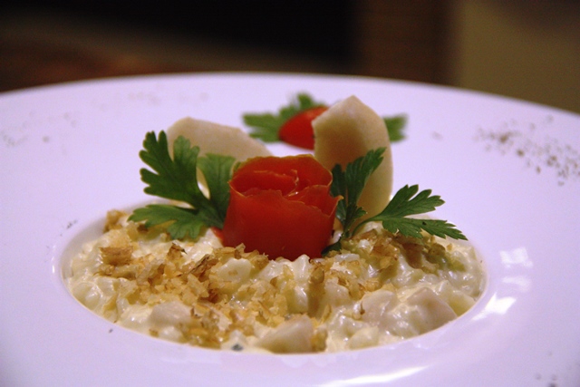 Risoto de pera, uma adorável surpresa 