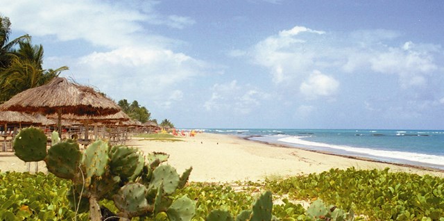 Praia de Guaxuma, litoral norte de Maceió