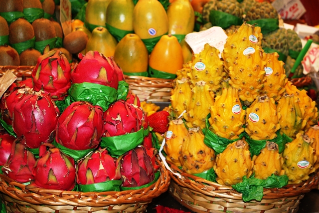 Frutas exóticas no Mercadão de São Paulo